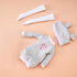Replacement clothes for 1/6 BJD dolls, casual fashion suit and skirt