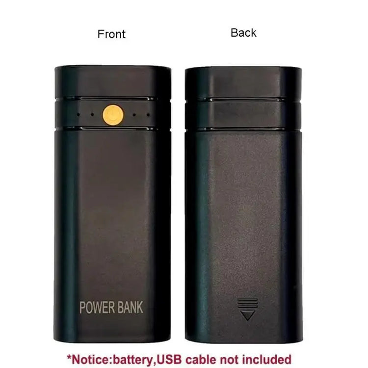 USB Type-C power bank case for 18650 batteries, ideal for phone charging