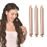 Heatless Hair Curler Satin Curling Rod Headband | No Heat Soft Hair Rollers