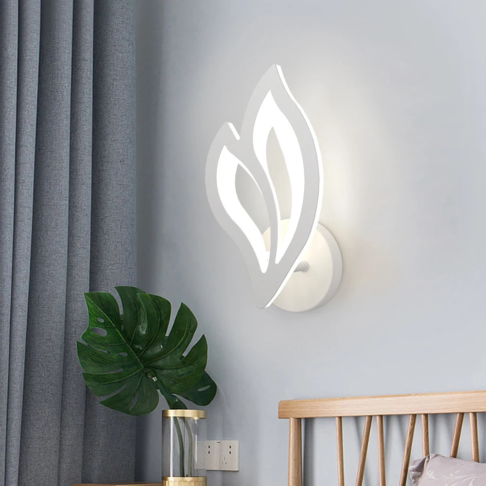 Elegant chrome LED wall light with frosted glass shade for bathroom decor