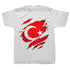 Men’s Short Sleeve T-Shirt with ‘I Love My Hot Turkish Girlfriend’ and Turkish Flag Design