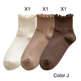 Casual ruffle socks for everyday wear