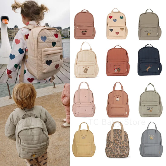 New KS Baby Backpack Parent-child Kids Schoolbag Kindergarten Bags Brand Traveling Cherry Children&