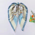 70cm satin silk scarf used as a hijab, wrist wrap, or elegant bandana for women