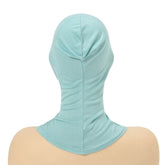Elastic inner hijab cap ensuring snug fit under veils and shawl