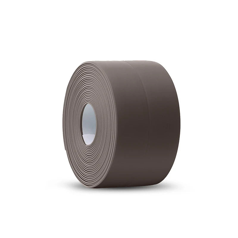 3.2M self-adhesive PVC caulk tape for waterproof sealing in kitchens and bathrooms