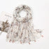 180x90cm printed tassel shawl, ideal for hijab, wrap, or casual beach cover-up