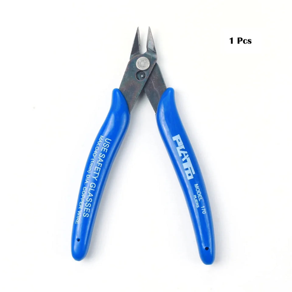 Set of 170 Wishful Clamp diagonal pliers for electronics and 3D printing