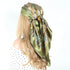 Luxury brand silk scarf for women, 90x90cm square, worn as a summer hijab or hair wrap