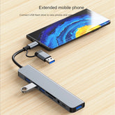 All-in-one USB-C multi-hub splitter for MacBook Pro and USB-C laptops