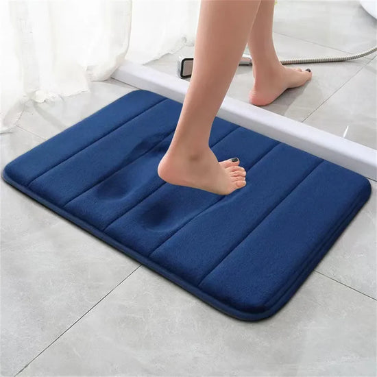 Soft bathroom carpet rug for toilet and shower