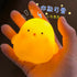 Cute chicken-shaped soft night light for children’s bedroom