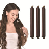 Heatless Hair Curler Satin Curling Rod Headband | No Heat Soft Hair Rollers
