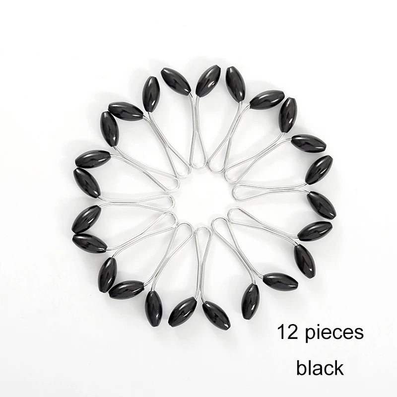 Elegant faux pearl brooch clips for women&