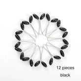 Elegant faux pearl brooch clips for women&