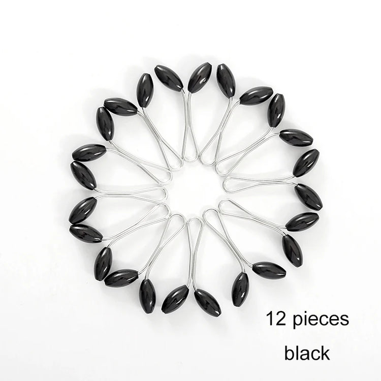 Elegant faux pearl brooch clips for women&