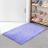 Memory carpet mat for door, toilet, and tub areas