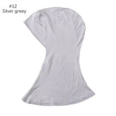 Elastic inner hijab cap ensuring snug fit under veils and shawl