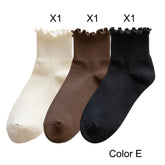 Casual ruffle socks for everyday wear