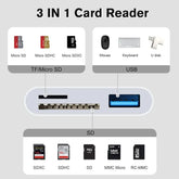 Lightning to USB and card reader adapter for iPhone Pro Max models