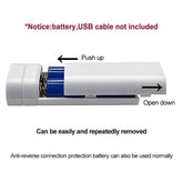 USB Type-C power bank case for 18650 batteries, ideal for phone charging