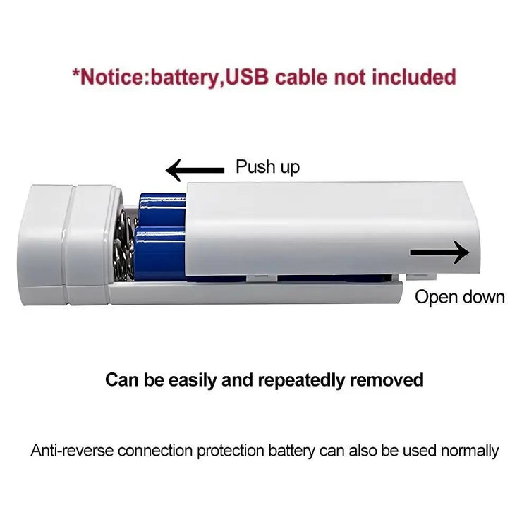 USB Type-C power bank case for 18650 batteries, ideal for phone charging