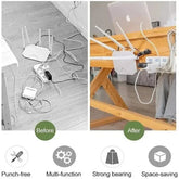 Transparent double-sided adhesive wall hooks for clothes, hats, and towels
