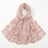 Plain rayon cotton hijab scarf, large size 190x85cm for full coverage and comfort