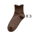 Casual ruffle socks for everyday wear