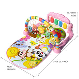 Baby Musical Activity Gym Rack Play Mat Kid Rug Puzzle Mat Carpet Piano Keyboard Infant Playmat Crawling Game Pad Baby Toy Gifts