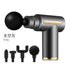 Fascial Massage Gun with 4 Replaceable Heads for Deep Tissue Percussive Therapy