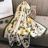 Elegant silk satin hijab for women, lightweight summer scarf or female echarpe