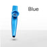 Aluminum alloy kazoo featuring five diaphragm membranes for adjustable tone control