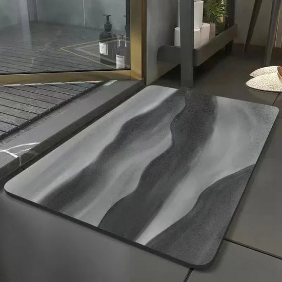 Toilet and bathtub side carpet with strong absorption