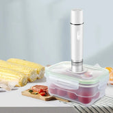 Small kitchen vacuum sealer ideal for preserving meat, snacks, and leftovers