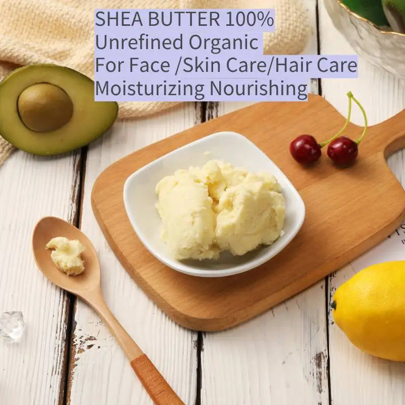 100g Dimollaure Natural Organic Unrefined Shea Butter Oil Raw Nourishing Skin Care Body Moisturizing Cosmetics Base Oil