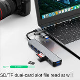 All-in-one USB-C multi-hub splitter for MacBook Pro and USB-C laptops