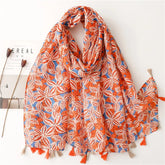 High quality lightweight pashmina stole, styled as a Muslim hijab or fashion wrap