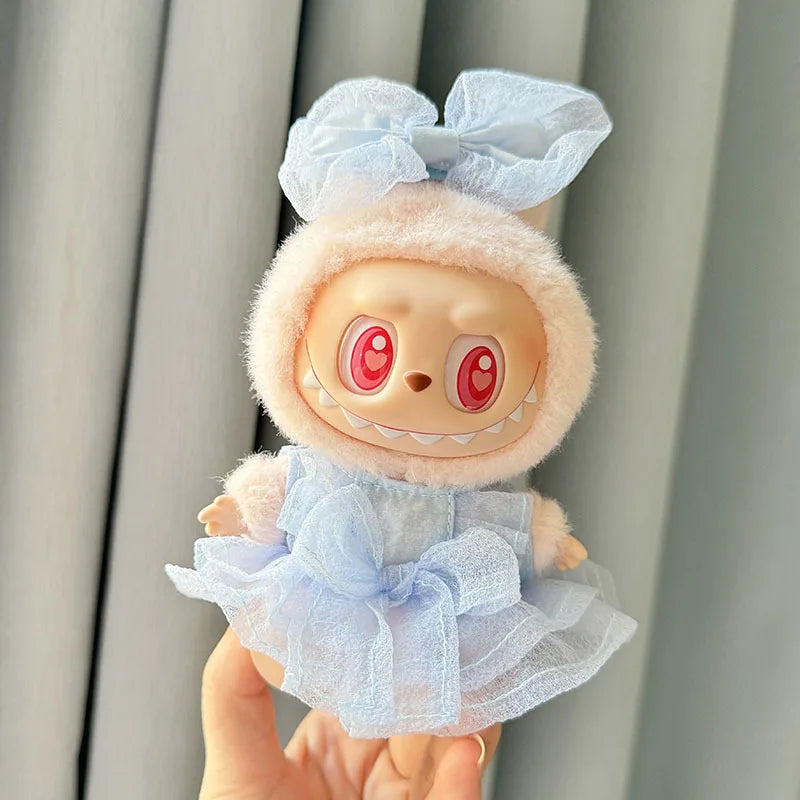 Plush doll clothes and accessories for Labubu V1 V2 idol dolls