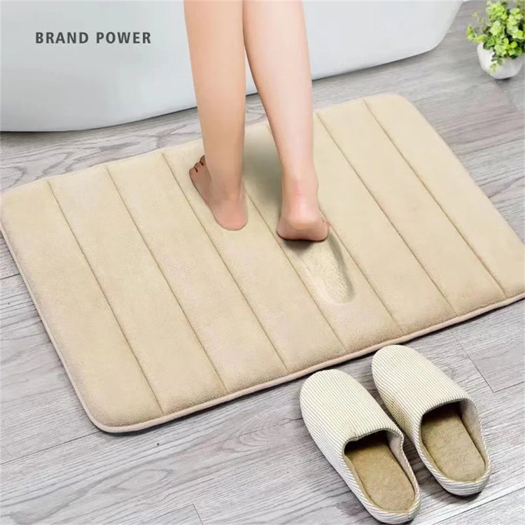 Soft bathroom carpet rug for toilet and shower