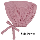 Lightweight cotton underscarf bonnet with slight stretch, suitable for daily wear