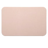 Absorbent bathroom mat for dormitories and home use