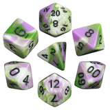 Pretty Color Game Dice 7Pcs - Perfect Gift for DND Board Game Accessories Lovers