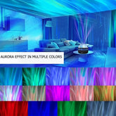 Bedroom night light with star and ocean wave projection