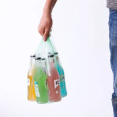 100-piece disposable trash bags in 5 rolls for kitchen and household use