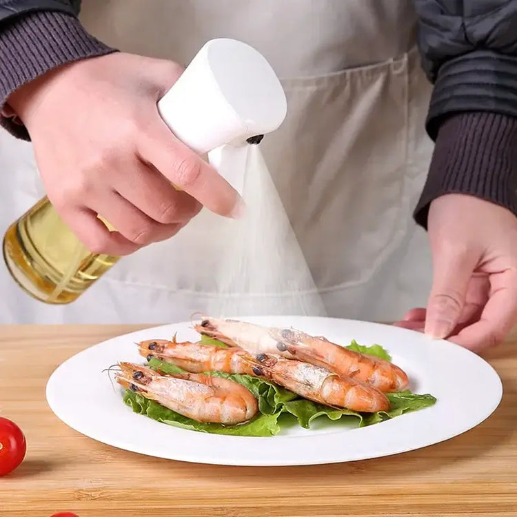 Oil spray bottle for BBQ cooking and baking applications