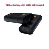 USB Type-C power bank case for 18650 batteries, ideal for phone charging