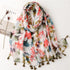 High quality lightweight pashmina stole, styled as a Muslim hijab or fashion wrap