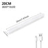 10cm rechargeable PIR motion sensor LED bar light with magnetic mount for compact spaces