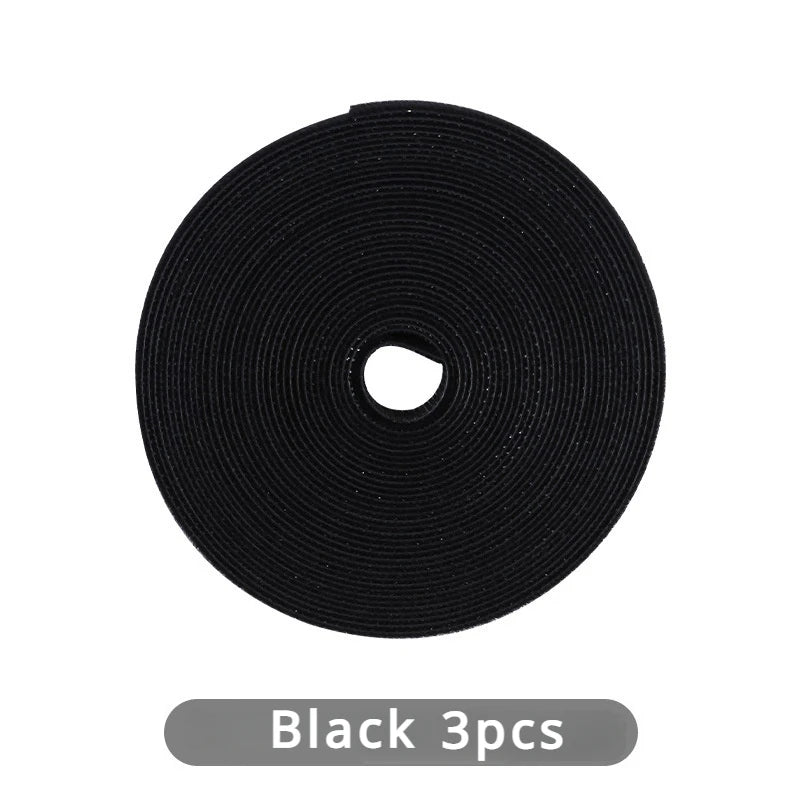 Removable cable tie for cords and data cables